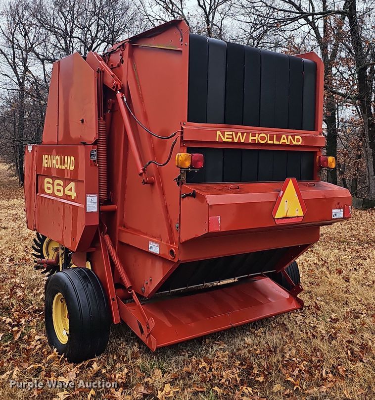 image for item NP9197 New Holland 664  round baler