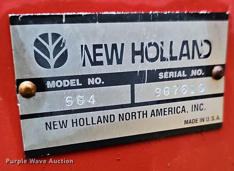 image for item NP9197 New Holland 664  round baler