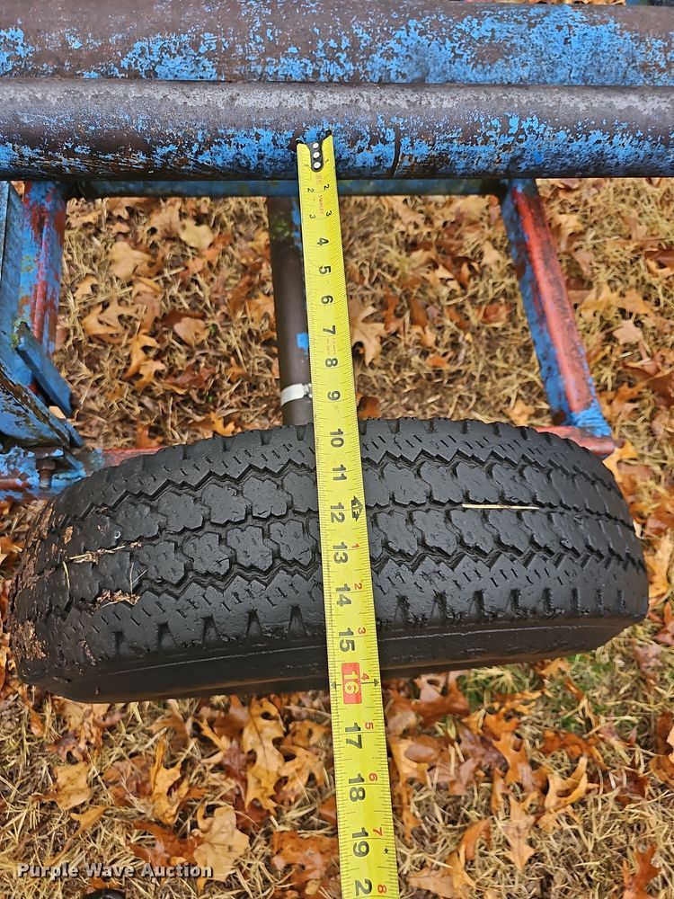 image for item NP9199 Shop built hay trailer