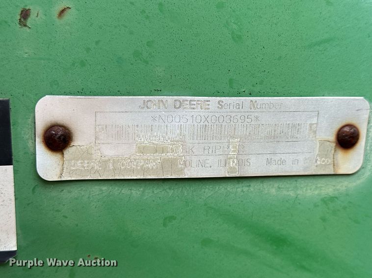 image for item NS9001 John Deere 510  disk ripper