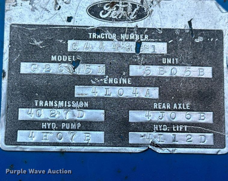 image for item NS9031 1974 Ford 8600  tractor