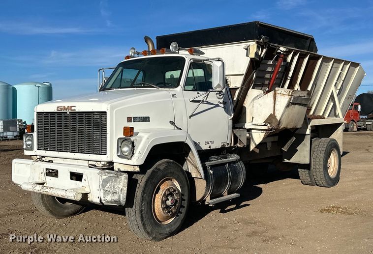 image for item NS9034 1986 GMC Brigadier  feed delivery truck