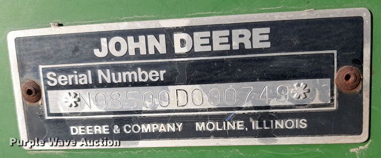 image for item OF9608 John Deere 8500  grain drill