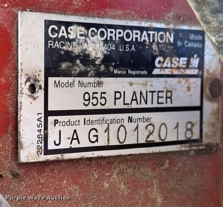 image for item OK9173 Case IH 955  no-till planter