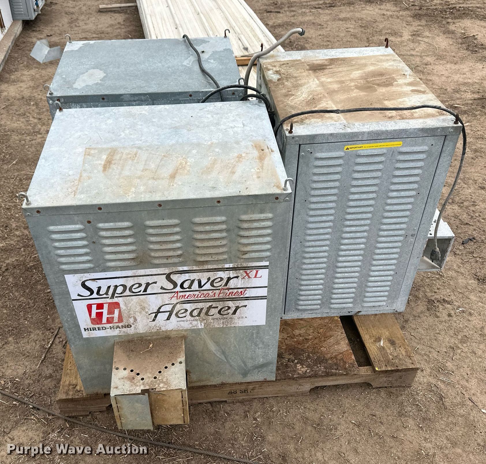 (3) Super Saver XL gas heaters in Sublette, KS Item IU9166 for sale