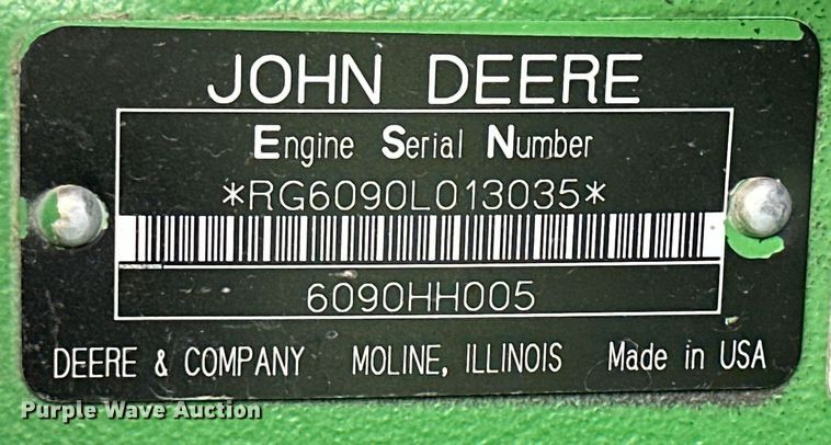 image for item NP9568 2007 John Deere 9760STS  combine