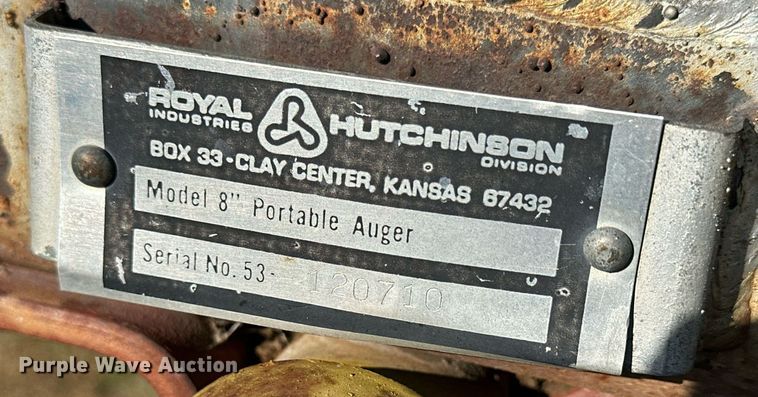 image for item NP9583 Hutchinson  auger