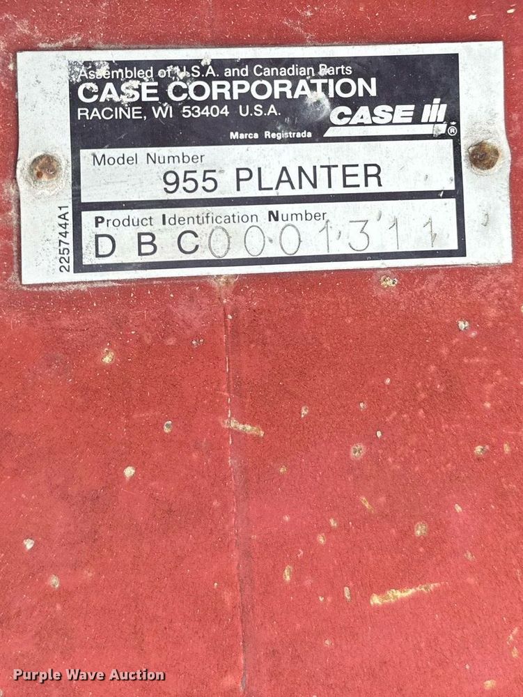 image for item NP9593 Case IH 955 Cyclo Air  planter