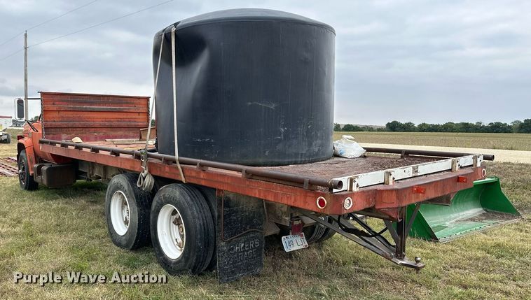 image for item NP9613 1976 Chevrolet C65  dump flatbed truck