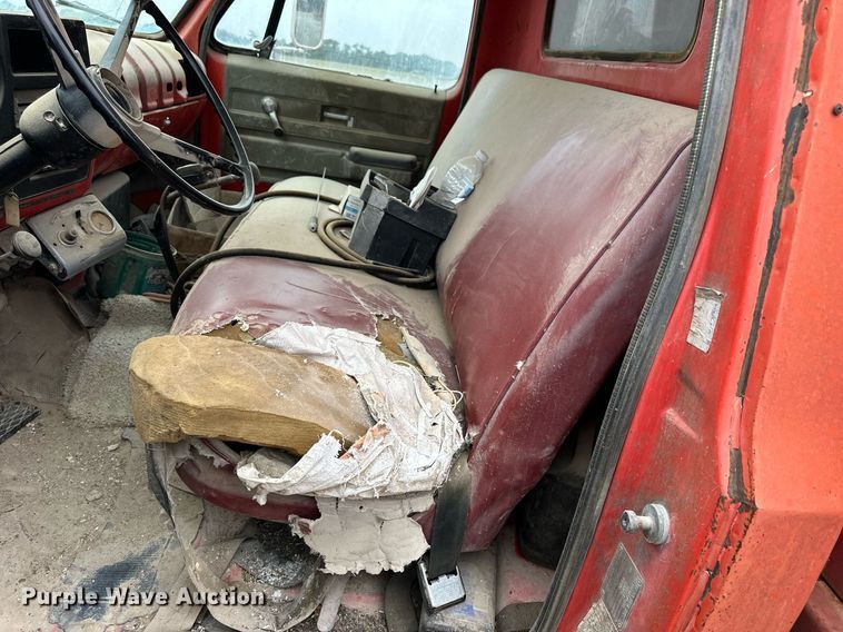 image for item NP9613 1976 Chevrolet C65  dump flatbed truck