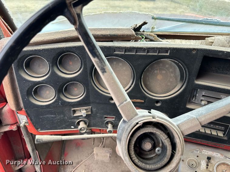 image for item NP9613 1976 Chevrolet C65  dump flatbed truck