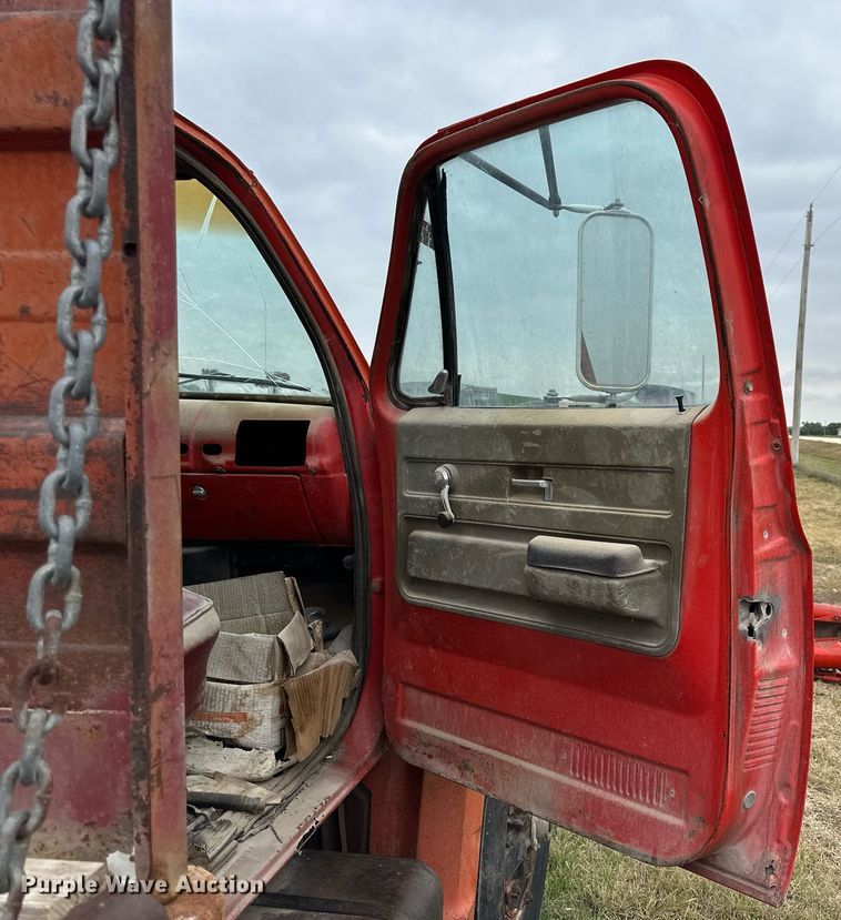 image for item NP9613 1976 Chevrolet C65  dump flatbed truck