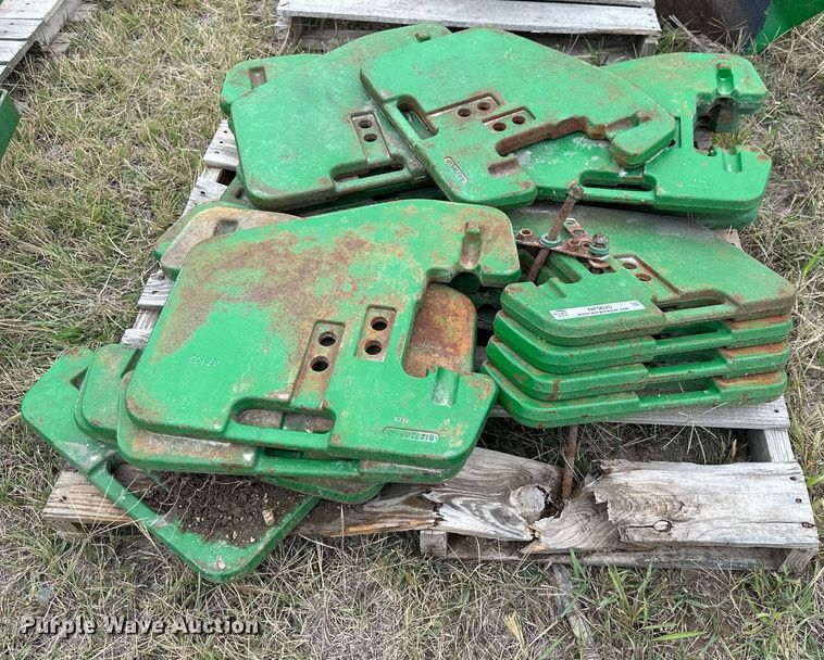 image for item NP9625 (20) John Deere suitcase weights