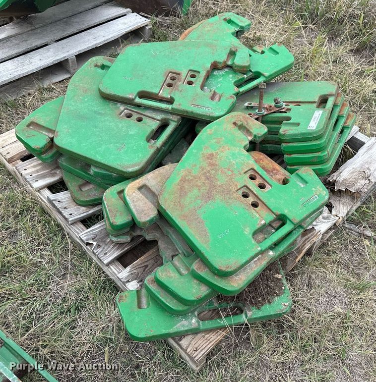 image for item NP9625 (20) John Deere suitcase weights