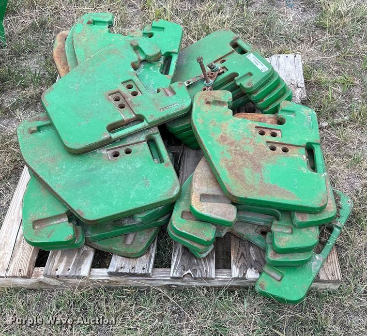 image for item NP9625 (20) John Deere suitcase weights