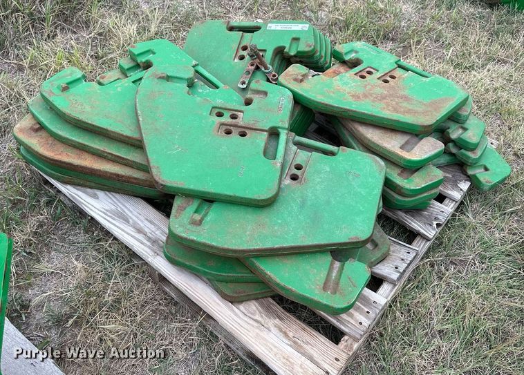 image for item NP9625 (20) John Deere suitcase weights