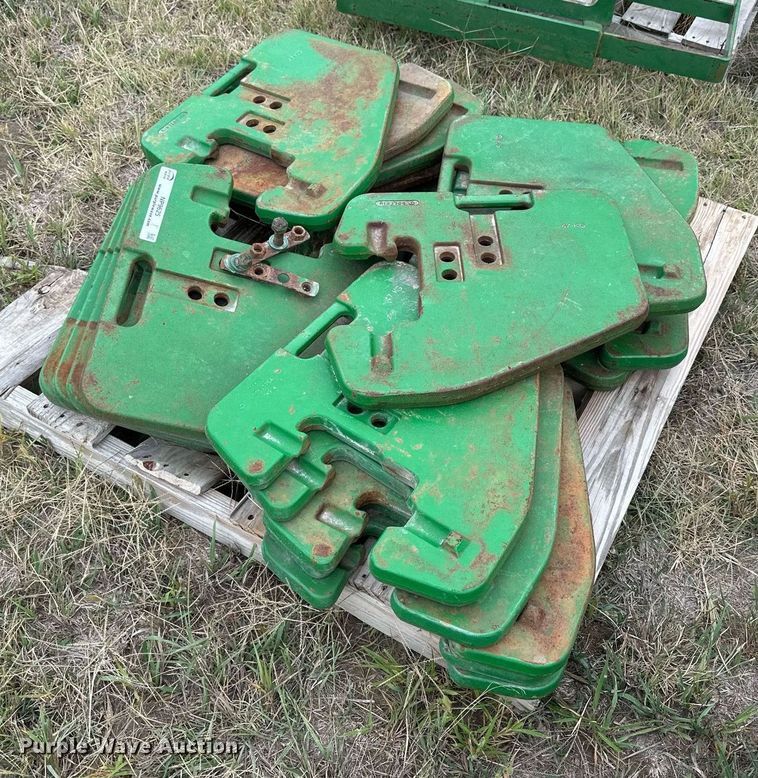 image for item NP9625 (20) John Deere suitcase weights