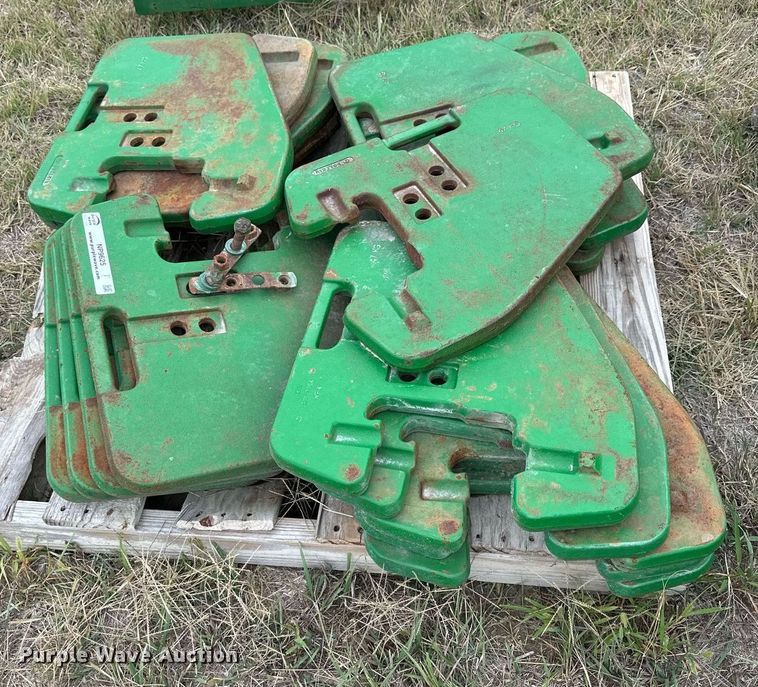 image for item NP9625 (20) John Deere suitcase weights