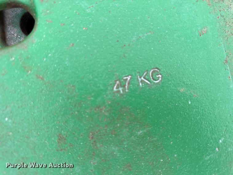 image for item NP9625 (20) John Deere suitcase weights