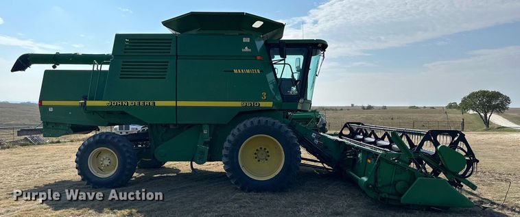 image for item NP9633 1998 John Deere 9610  RWA combine