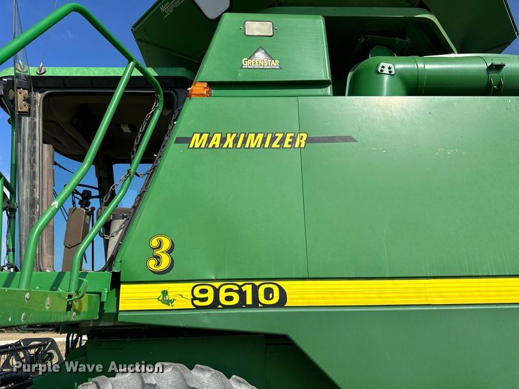 image for item NP9633 1998 John Deere 9610  RWA combine