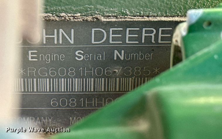 image for item NP9633 1998 John Deere 9610  RWA combine