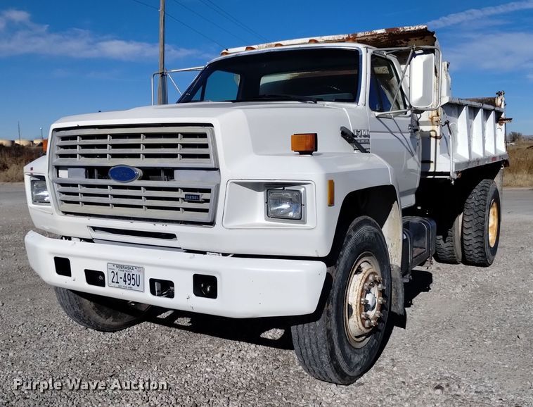 image for item DK8906 1991 Ford F700  dump truck