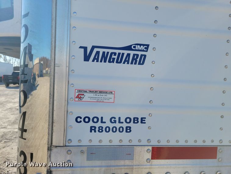 image for item DL7750 CIMC Vanguard Cool Globe R8000B  refrigerated van trailer
