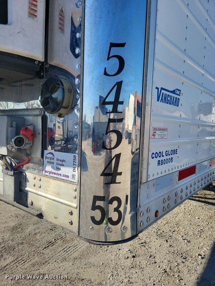 image for item DL7750 CIMC Vanguard Cool Globe R8000B  refrigerated van trailer