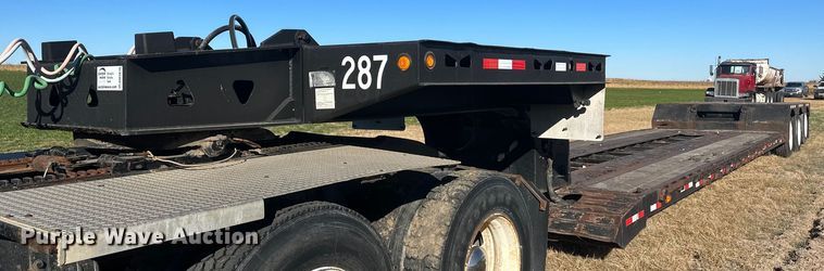 image for item DM2636 2007 Trail King TK80HED-533  lowboy equipment trailer