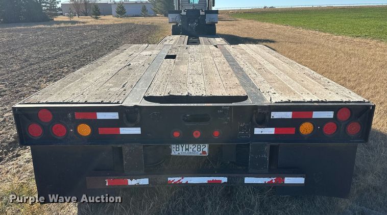 image for item DM2636 2007 Trail King TK80HED-533  lowboy equipment trailer