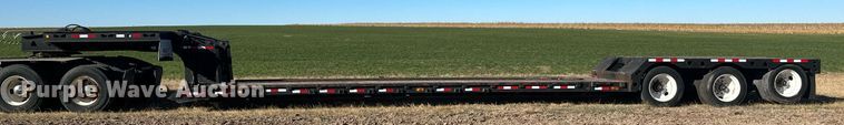image for item DM2636 2007 Trail King TK80HED-533  lowboy equipment trailer