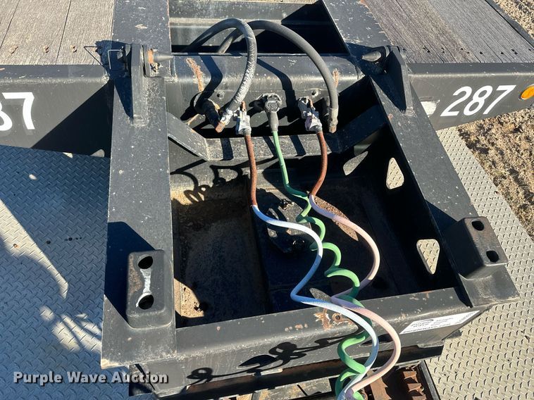 image for item DM2636 2007 Trail King TK80HED-533  lowboy equipment trailer