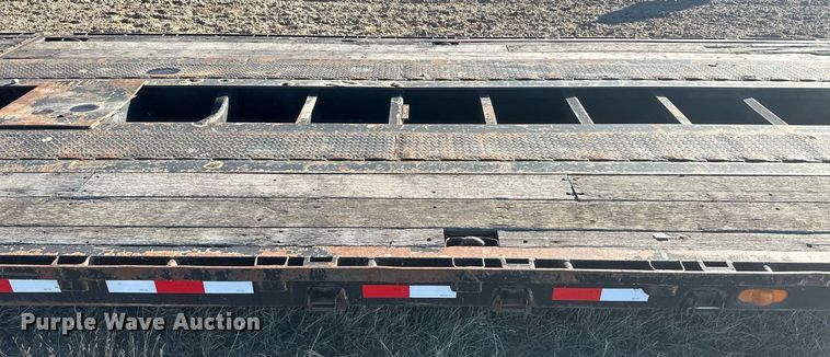 image for item DM2636 2007 Trail King TK80HED-533  lowboy equipment trailer