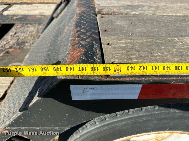 image for item DM2636 2007 Trail King TK80HED-533  lowboy equipment trailer