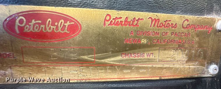 image for item DM2637 1989 Peterbilt 379  semi truck