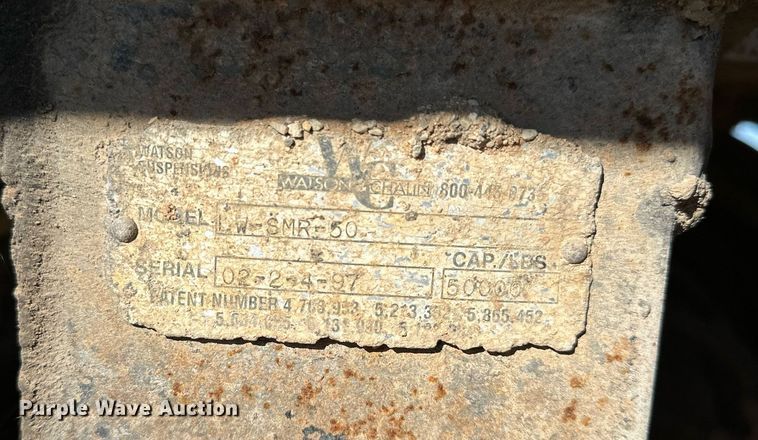 image for item DO5197 2003 Travis S/96  end dump trailer