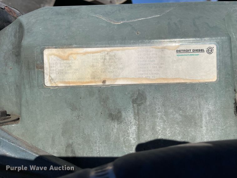 image for item DP0233 2016 Freightliner Coronado  glider kit semi truck