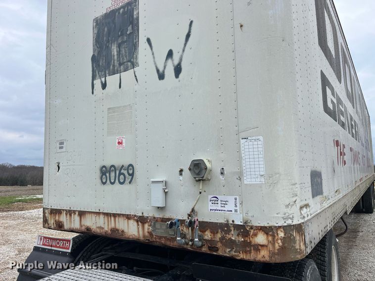 image for item DP2145 1985 Lufkin TFV-IP ST  dry van trailer