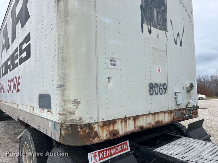 image for item DP2145 1985 Lufkin TFV-IP ST  dry van trailer