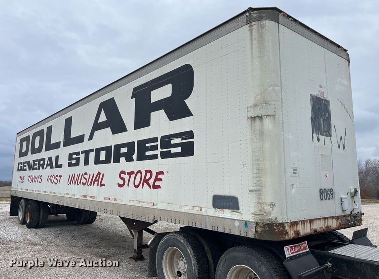 image for item DP2145 1985 Lufkin TFV-IP ST  dry van trailer