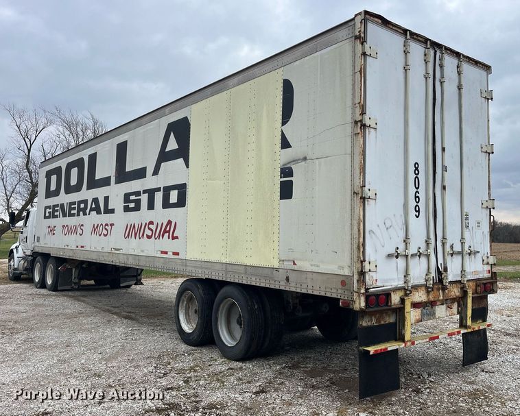 image for item DP2145 1985 Lufkin TFV-IP ST  dry van trailer