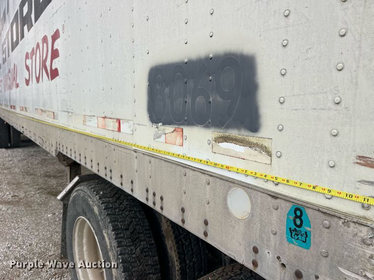 image for item DP2145 1985 Lufkin TFV-IP ST  dry van trailer