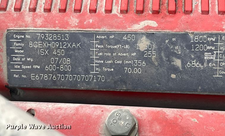 image for item DP2146 2009 Peterbilt 386  semi truck