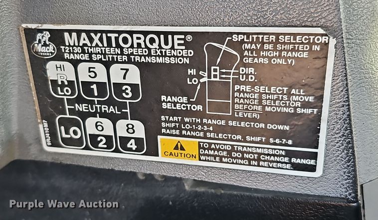 image for item DS5735 1998 Mack CH613  semi truck