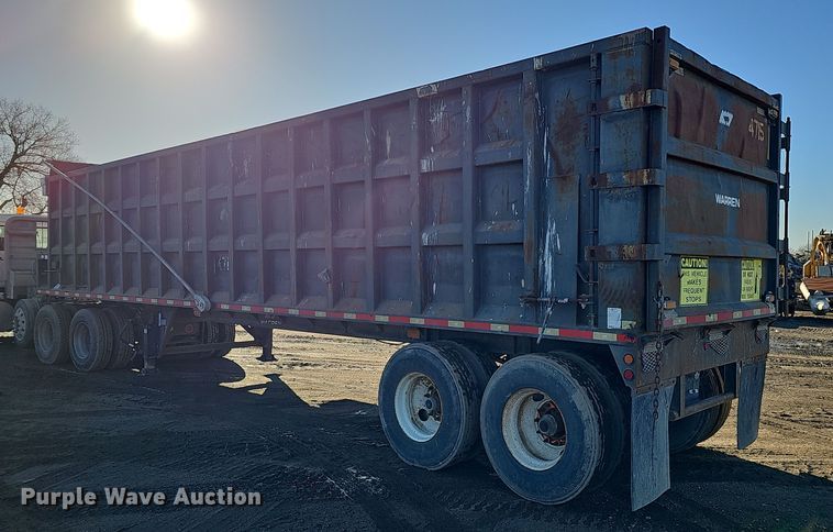 image for item DS5736 2011 Warren 3996-2-SSP  refuse trailer