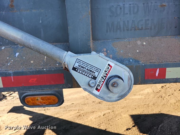 image for item DS5736 2011 Warren 3996-2-SSP  refuse trailer