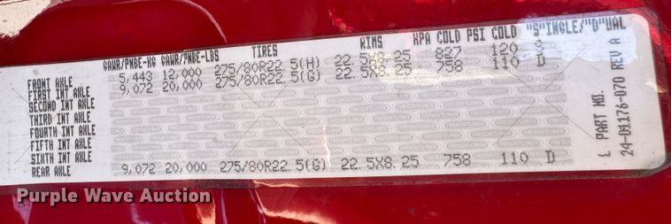 image for item GQ9223 2016 Freightliner Cascadia 125  semi truck