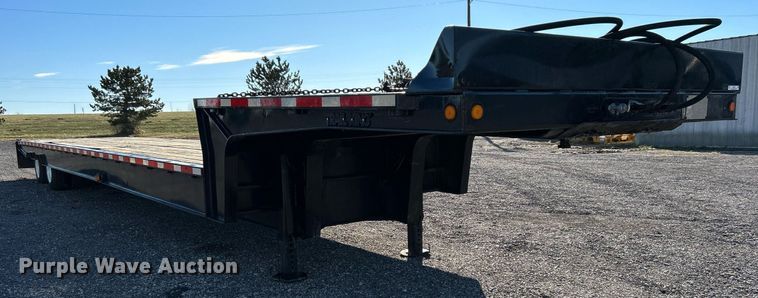 image for item KH9577 1991 Trail King TK70SA-182 drop deck equipment trailer
