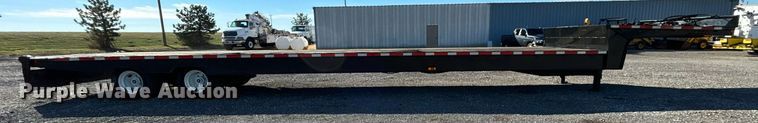 image for item KH9577 1991 Trail King TK70SA-182 drop deck equipment trailer